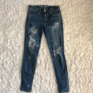 American eagle ripped jeans